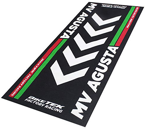 Bike It Teppich Biketek MV Agusta Serie 4 Garagenmatte Motorradteppich