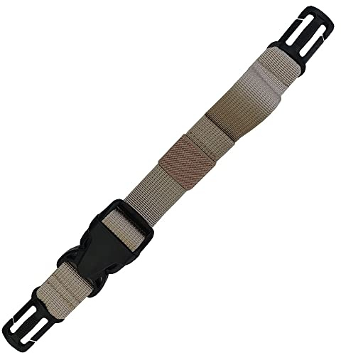 HDHYK Adjustable Backpack Chest Strap Nylon 1 Inch Webbing，Sternum Straps for Backpack（Khaki）