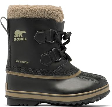 SOREL Children's Yoot Pac TP Waterproof Boot - BLACK - 12