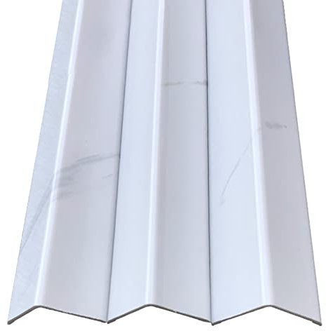 Schwellenstreifen, Bodenübergangsstreifen, PVC-Kantenschutz for Keramikfliesen-Tapeten, kollisionssichere Schränke, scharfe Ecken, Kantenverkleidung, Stoßstange (Farbe: Stil 4, Größe: 4 cm/1,57 Zoll B