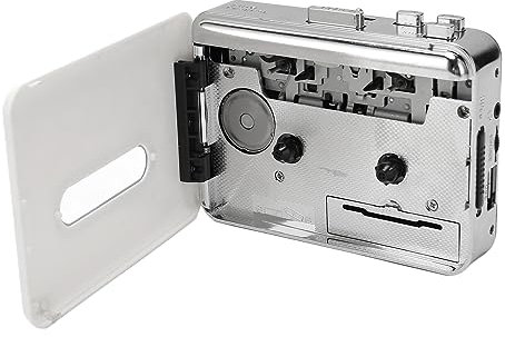 GOWENIC Lettore di Cassette, Lettori di Cassette Portatili, Registratori, Lettore di Cassette Funzione di Inversione Automatica Incorporata, Convertitore di Cassette USB da