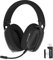 ATTACK SHARK L80 Auriculares de Juego Inalámbricos Ultra Ligeros, BT 5.3, 2.4G, Conexión por Cable de 3.5mm, 50 H, Drivers de 40mm, Mic con Cancelación de Ruido, para PC, Mac y Móviles - Negro