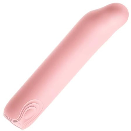 Bullet Vibrator for Women, Mini Vibrator Made of Body-Safe Silicone, Fully Waterproof, USB Rechargeable, Sex Toy Personal Massager with 10 Vibration Settings, Pink