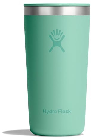 Hydro Flask – All Around Tumbler Press-in Lid 355 ml (12 oz)–Insulated Stainless Steel – Splash-Resistant, Leak-Resistant, Cupholder Compatible – Keeps Drinks Cold 24 Hrs & Hot 12 Hrs – Mermaid Green