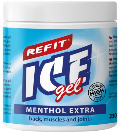 REFIT® Ice Gel Menthol Extra 230 ml – Extra Schmerzgel – hoher Mentholgehalt – extra kühlend – geeignet für Freizeit- und Profisport – zur Regeneration und Entspannung – einzigartige Formel