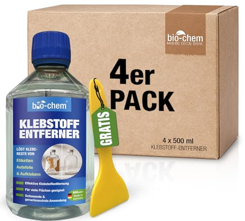 bio-chem Klebstoffentferner Etikettenlöser 4x 500ml