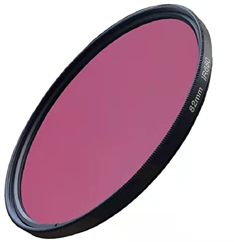 Infrarot IR. Filter 680nm 720nm 760nm 850nm 950nm Röntgenstrahl Infrarotfilter for SLR DSLR. Kameraobjektiv (Caliber : 72mm, Color : IR590nm)