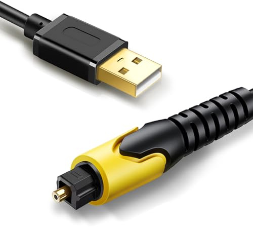 Tackston USB to Optical SPDIF Toslink Audio Adapter for Windows MacOS