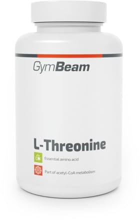 GymBeam L-Treonina Capsule - Amminoacido Essenziale per il Metabolismo e la Sintesi Proteica - Integratore Alimentare per Individui Attivi - Supporto per l'Acetil-CoA - 120 Capsule