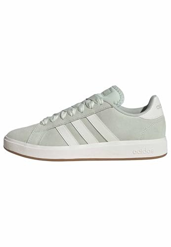 adidas dam GRAND COURT BASE 00s SHOES, linen green/core white/GUM10, 38 2/3 EU