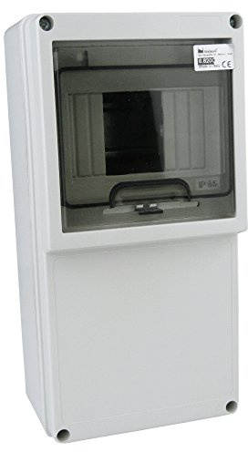 Stromverteiler IP65 5Module Verteilerkasten Feuchtraumverteiler Sicherungskasten Aufputz 6.8200 M-L 1135