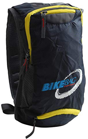 Rucksack von Bag Street - ultraleichter Wanderrucksack Sportrucksack Backpack Sporttasche Reiserucksack Daypack aus robustem Nylon (Schwarz Gelb)- präsentiert von ZMOKA®