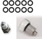 10 juntas tóricas para tornillos de drenaje de aceite de 9,5 mm para Harley Davidson, anillo de estanqueidad, tornillo de drenaje, Touring Dyna Fatboy Softail