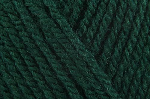 Sirdar Hayfield Bonus DK Crochet Yarn, 100% Acrylic Double Knitting Wool for Sweaters Jumpers Toys - 100g Balls - Bottle Green (839) - Pack of 3