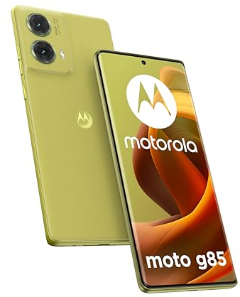 Motorola Moto g85 5G (12/256GB, Display 6.67'' pOLED FHD+ HiD 120Hz, Snapdragon 6s Gen 3, Doppia camera 50+8MP, batteria 5000mAh, Dual SIM, Android 14), Olivine