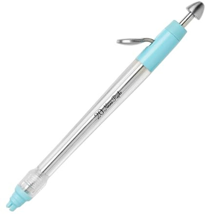 DONFAMDS Stylo à Peinture Outil de Pointillage Précis Bleu pour Perles Multifonction en Plastique et Métal pour Usage Professionnel et Domestique