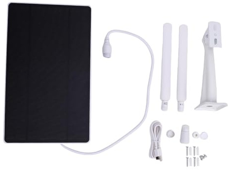 Solen Powered 4G LTE Router med WiFi, 10W utomhus trådlöst Solar Modem LTE -modemrouter med IP66 Weatherproof för multi -enhet Internet Access (Oss)