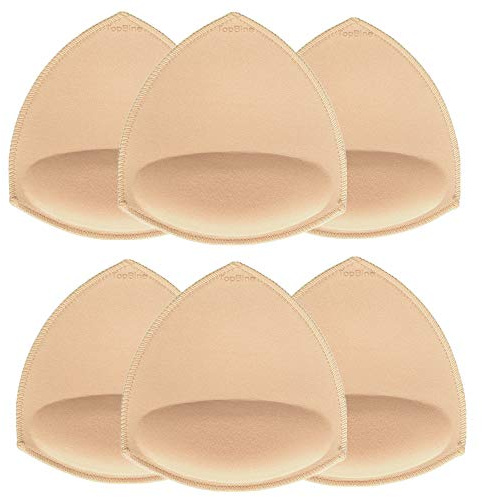 TopBine 3 Inserts Soutien-Gorge, Mat, Massage Triangle M, A/B/CD Femme, Massage Triangle M, A/B/CD