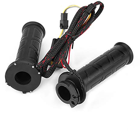 Keenso Motorrad Heizgriffe, 1 Paar 12V 22mm 7/8 Zoll Motorradlenker Elektrischer Heizgriff Motorrad Griffheizung für Motorrad mit 22mm Lenker