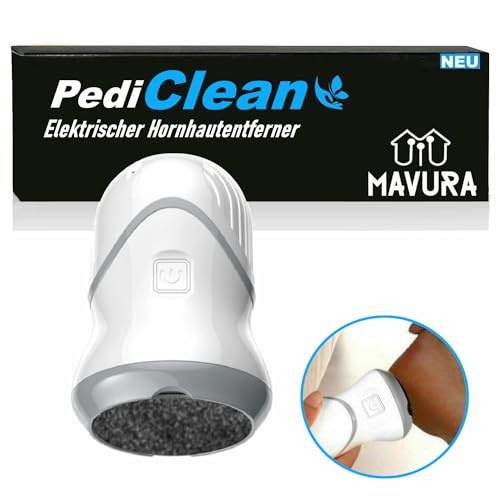 PediClean Hornhaut Entferner für seidig weiche Füße Hornhautentferner, Hornhauthobel Hornhautraspel Hornhaut Feile Entfernung elektrisch
