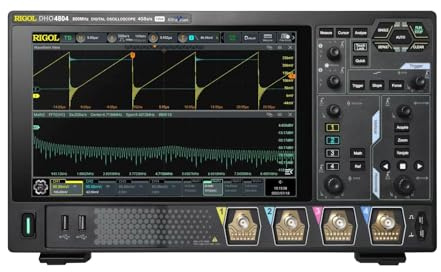 Rigol DHO4204 High Resolution 4 Channel, 200 MHz Digital Oscilloscope - 12 bit, 4 GSa/sec, 50 MPts Memory【New Product】