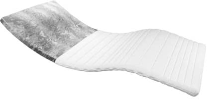 Basic Topper fest - 90 x 190 cm - Härtegrad 3 und 4 (H3 / H4) - Feste & anpassungsfähige Matratzenauflage 90x190- Harter Topper - Auch für Boxspringbetten geeignet - Made in Germany