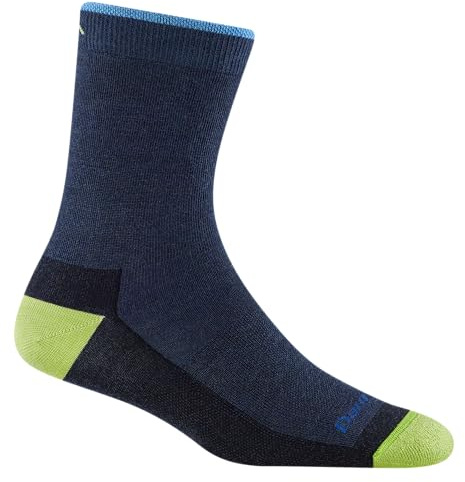 Darn Tough Hiking Socks for Kids - Merino Wool Kids Socks, Breathable, Moisture Wicking Micro Crew Socks for Kids, Lightweight Socks for Summer Hiking, Comfort Hiking Gear for Kids - Eclipse, Small