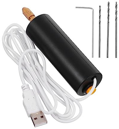 ORFOFE Mini Elektrische Bohrer Handheld Usb Bohrer Diy Tragbare Rotationswerkzeug Kleine Bohrmaschinen Für Handgefertigte Accessoires Spielzeug Modelle