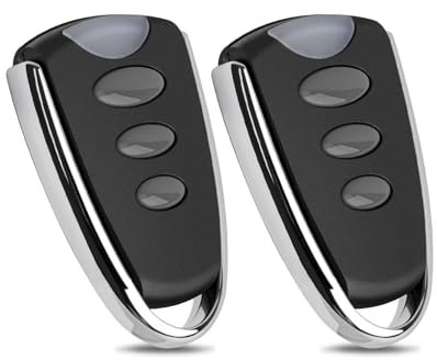 Selridasia Garage Door Opener Remote Control Replacement for Chamberlain TX4RUNI TX2REV, Radio Transmitter for Garage Door Operator Motorlift Basic ML510EV/Comfort ML700EV/Premium ML1000EV, Pack of 2