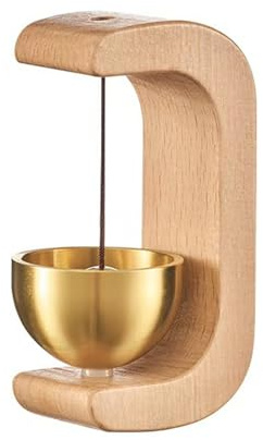 SKDFHOD Gong per Porta in Legno, Campanello Negozianti Apertura Porta, Campanello Porta Lngresso, Dopamina, Campanello Magnetico, Autoadesivo, per Porta, Ufficio, Negozio, Caffè