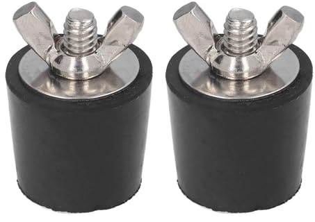Nikou 2 stycken vinterpluggar pool, poolrör frostskydd gummipluggar, pool stängningspluggar frostskyddspluggar, pooltillbehör för pooler avloppsrör 25 mm
