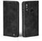 LBH Handyhülle für Huawei P20 Lite in Schwarz mit Karten- und Geldfach Smartphone Hülle mit Standfunktion Flip Case Schutzhülle Magnetverschluss Vintage