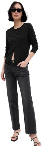 GAP Crewneck Cardigan True Black M
