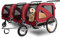 SEPNINE® Hunde Fahrradanhänger XL, 2 in 1 Hundeanhänger & Jogger bis zu 40 kg, faltbar mit Bremsen und Anhängerkupplung für mittelgroße und große Hunde-Rot