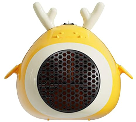 Stufetta per la casa, stufetta per la camera da letto - Ventilatore da tavolo da 400-500 W dispositivo di riscaldamento rapido con protezione dal surriscaldamento - Scaldabagno elettrico per d