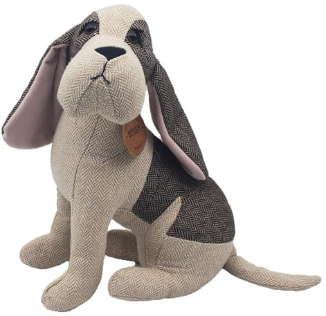 Lesser & Pavey Bessy The Basset Doorstop for Home & Office | Decorative Door Stopper for All Rooms | Lovely Door Stop for Everyday Use | Ideal Door Wedges Indoors for Floor