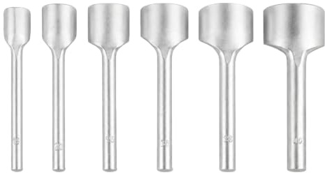7 Pièces Poinçons Demi-Ronds En Acier,Perforateur Cuir Pour Ceinture,Pour Maroquinerie,Ceintures,Portefeuilles Et Sacs à Main,Artisanat Perforateur,Outils De Découpe Robustes