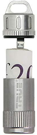 True Utility CashStash + - Porte-clés Porte-monnaie - Capsule étanche - Accessoire de voyage