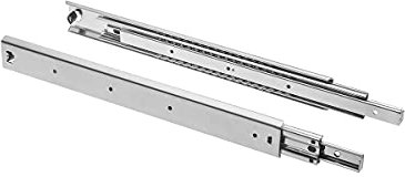 Heavy Duty Ball Bearing Drawer Runners, Under Stairs Storage Drawer Slides (800mm)