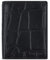 bugatti Upright Wallet With Flap Black