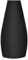 RICHIE Large Chiminea Cover Heavy Duty Rip Proof 600D Oxford Fabric Outdoor Garden Patio Heater Cover, Waterproof, Windproof, Anti-UV, (21x61x122cm)- Black