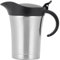 Tixqeaif Salsiera A Doppio Isolamento, Brocca per Sugo In Acciaio Inossidabile con Coperchio, Brocca Scalda Sugo Ideale da 750 Ml