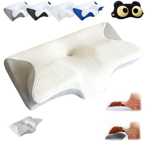 Yagerod Cuscino terapeutico for Il Collo Pillowdaddy, Pillowdaddy Pillow Daddy The Neck, corregge la Postura Durante Il Sonno, Sollievo Efficace da dolori a Collo, Spalle e Schiena(Gray)
