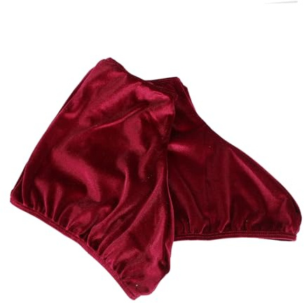 MUELODSIC Copriscarpe per Pattinaggio Artistico e Copristivali Protettivi in Poliestere Resistenti All’usura, Set, Colore Rosso Scuro, per Pattini da Ghiaccio e Viaggi
