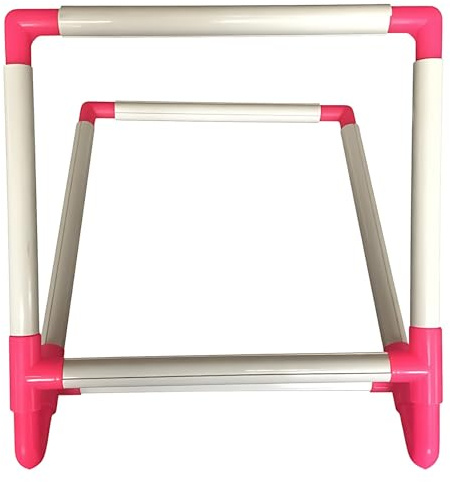 Deskium 13.8 X 11.8 X 9.8 In Universal Embroidery Clip Frame, Desktop Cross Stitch Stand, Plastic Embroidery Frame For Sewing Crafts, Hands Large Project Holder