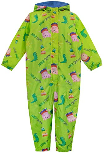 Peppa Pig Puddle Suit | George Pig All in One Boys Rain Suit | 4-5