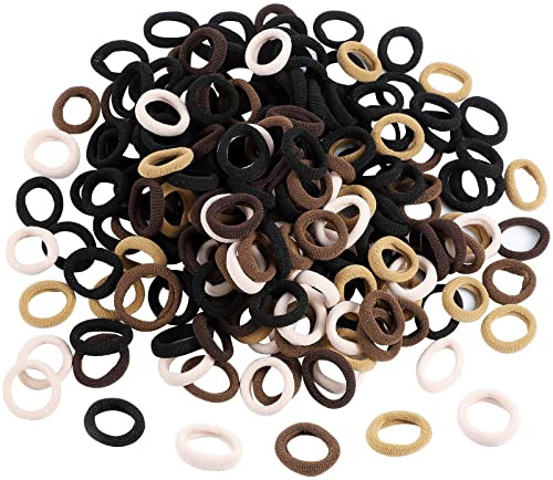 200 Pcs Elastique Cheveux Fille, Chouchou Cheveux Fille Mini Chouchous Coloré pour Enfants Bébé Filles