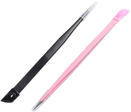 Housoutil Pinzas Para Manicura Doble Cabeza 2 Unidades Herramienta De Bricolaje Para Uñas Rotulador De Esmalte Decoración Profesional y Doméstica