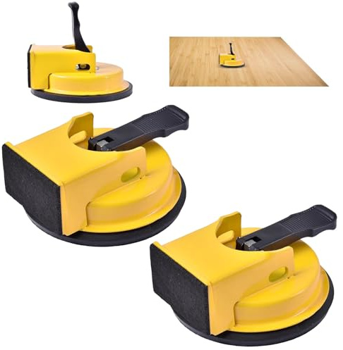 Herramienta de Colocación de Suelos Laminados,2 Piezas Herramienta De Reparación de Suelo,Herramientas de Agarre para Suelos de Madera,para Azulejos Hoteles Apartamentos Baño Cocina Sala