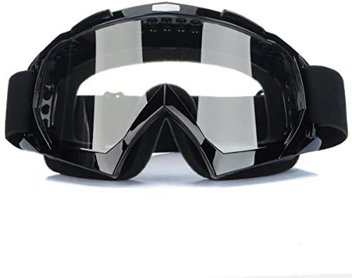 DMZK Gafas Protectoras Moto, Gafas Protectoras Ojos, Negro